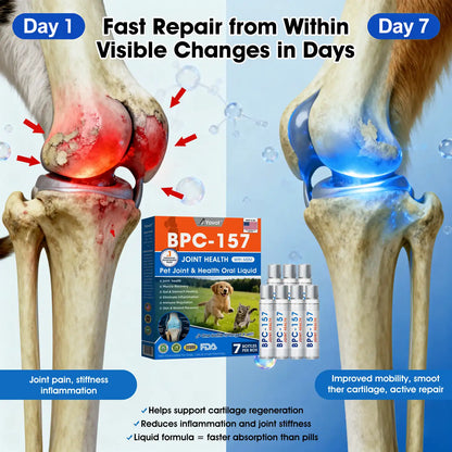 Official US 🇬🇧 Store 🐶🐱Yovot® BPC-157 Advanced Joint & Total Body Health Oral Liquid -(For Dogs, Cats & Mammals. One Bottle Daily, Results in 7 Days)