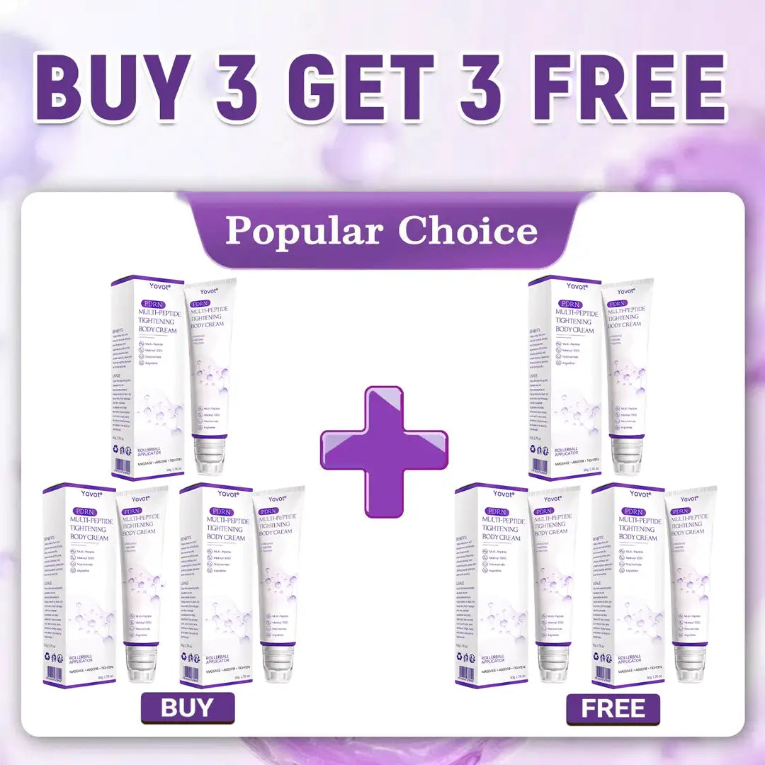 50% discount: Yovot® PDRN Multi-Peptide Massaging Body Roller Cream