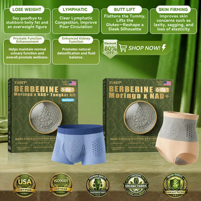 𝐀𝐤𝐲𝐠𝐨® 𝟐𝟎𝟐𝟔 𝐌𝐨𝐫𝐢𝐧𝐠𝐚 x 𝐁𝐞𝐫𝐛𝐞𝐫𝐢𝐧𝐞 x 𝐍𝐀𝐃+ 𝟔-𝐈𝐧-𝟏 𝐌𝐢𝐜𝐫𝐨-𝐏𝐚𝐫𝐭𝐢𝐜𝐥𝐞 𝐒𝐜𝐮𝐥𝐩𝐭𝐢𝐧𝐠 & 𝐅𝐚𝐭-𝐁𝐮𝐫𝐧 𝐒𝐡𝐨𝐫𝐭𝐬 (Women + Men with Enhanced Male Vitality Blend)