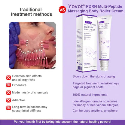 50% discount: Yovot® PDRN Multi-Peptide Massaging Body Roller Cream