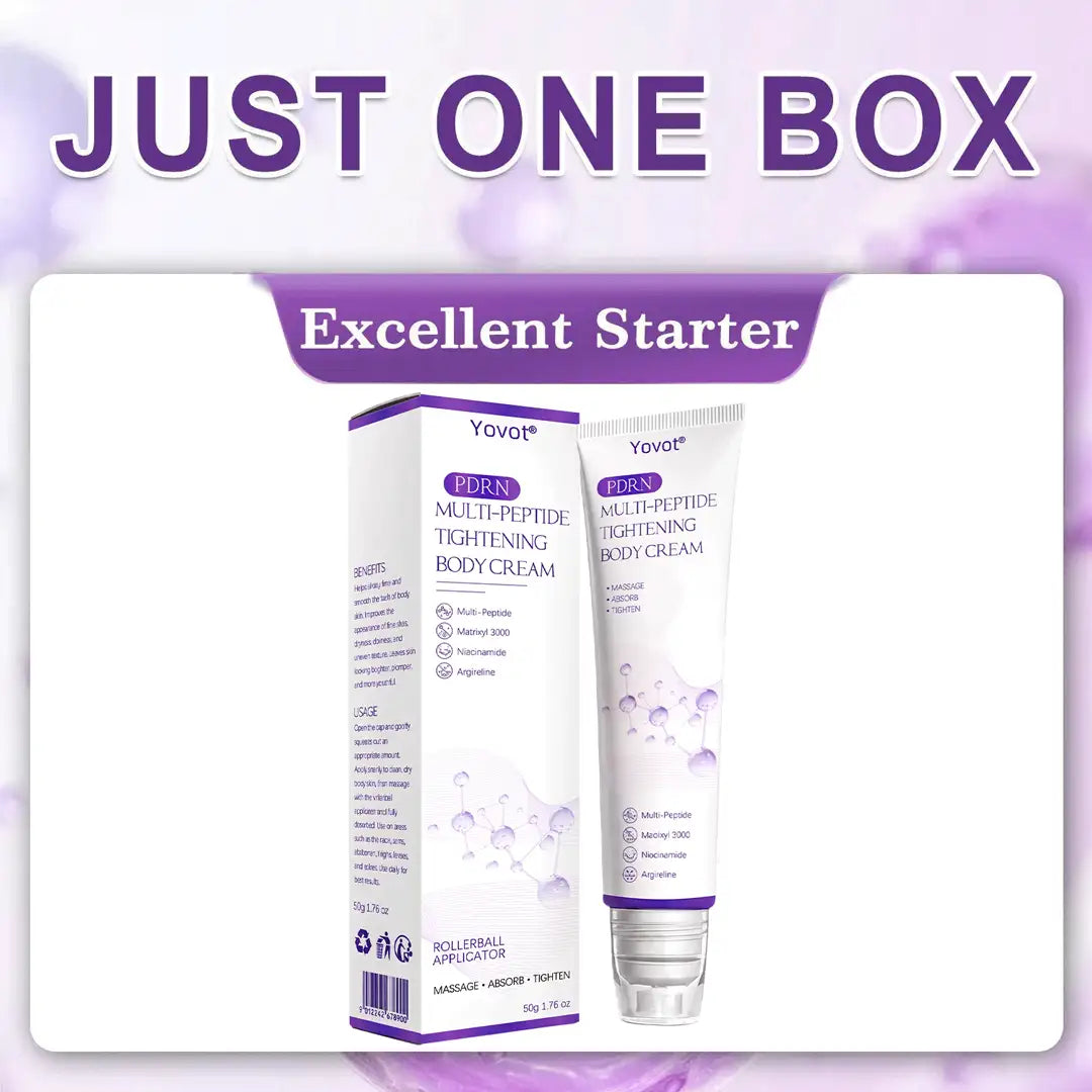 50% discount: Yovot® PDRN Multi-Peptide Massaging Body Roller Cream