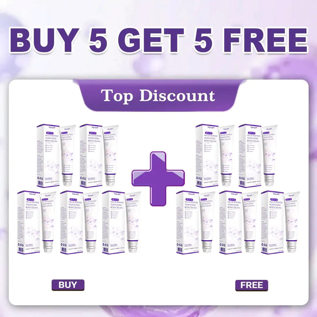 50% discount: Yovot® PDRN Multi-Peptide Massaging Body Roller Cream