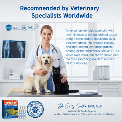 Official US 🇬🇧 Store 🐶🐱Yovot® BPC-157 Advanced Joint & Total Body Health Oral Liquid -(For Dogs, Cats & Mammals. One Bottle Daily, Results in 7 Days)