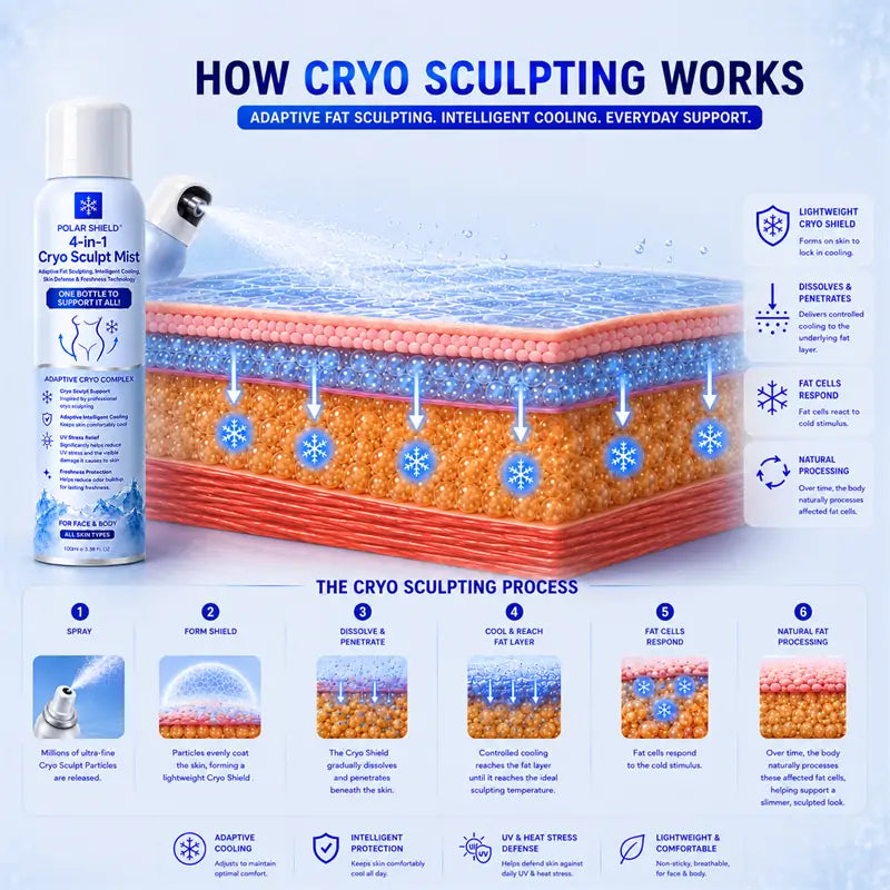 POLAR SHIELD® 4-in-1 Cryo Sculpt Mist