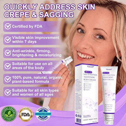 50% discount: Yovot® PDRN Multi-Peptide Massaging Body Roller Cream